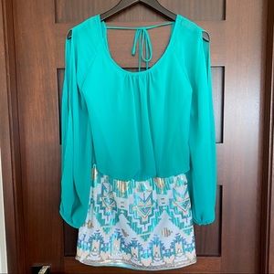 AS U WISH SEQUIN DRESS